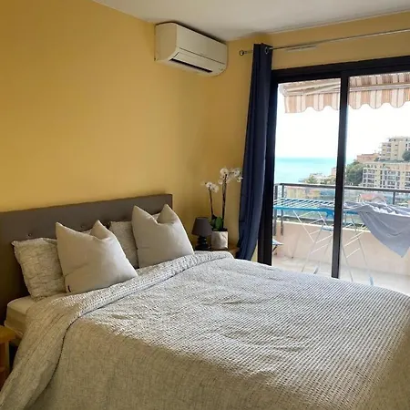 2 Pieces Chic Avec Vue Panoramique Lägenhet Beausoleil
